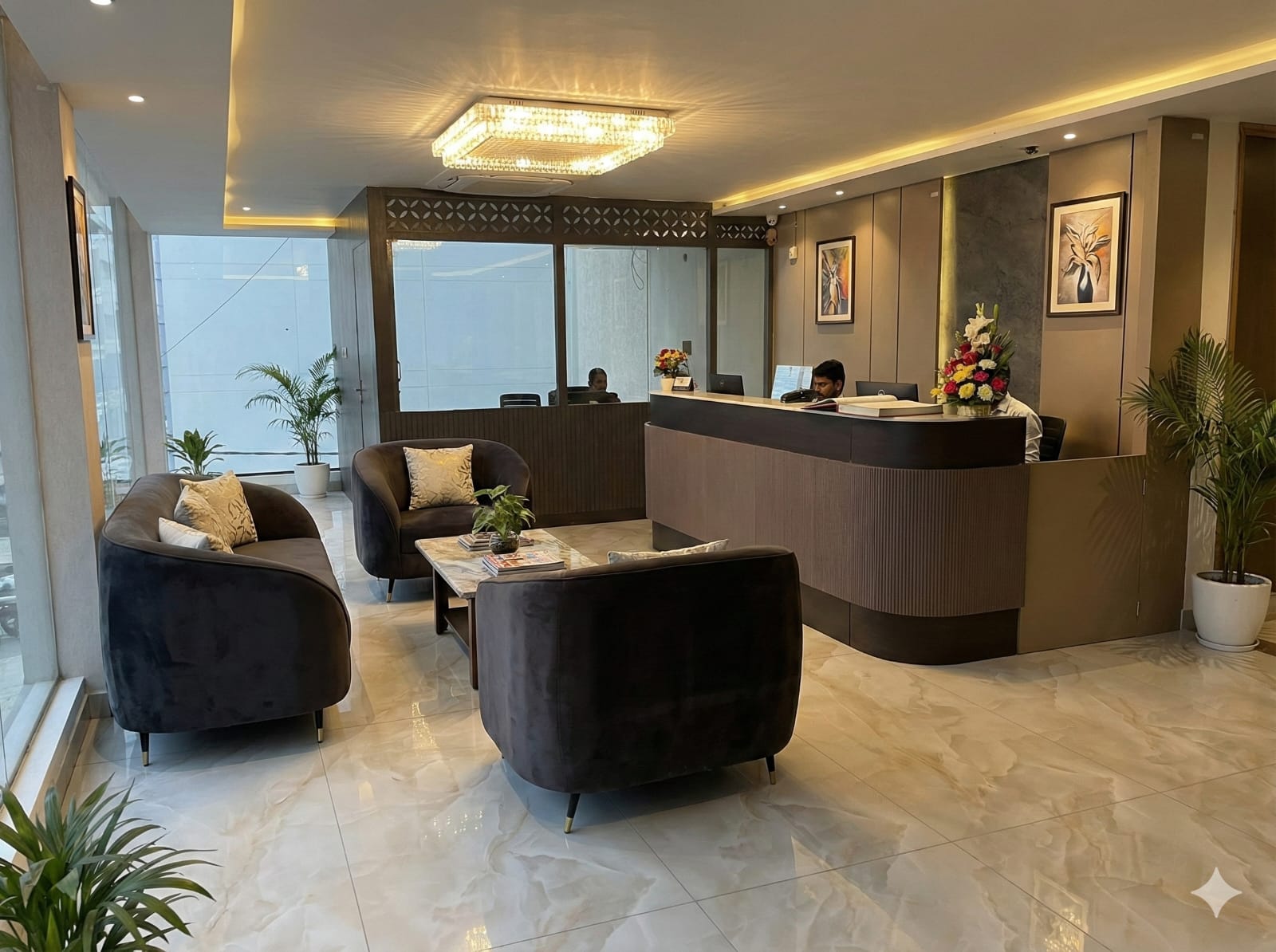 Hotel Grand Central Waiting Area